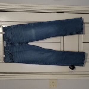 True craft mens size 34x30 blue jeans denim straight medium wash mid rise